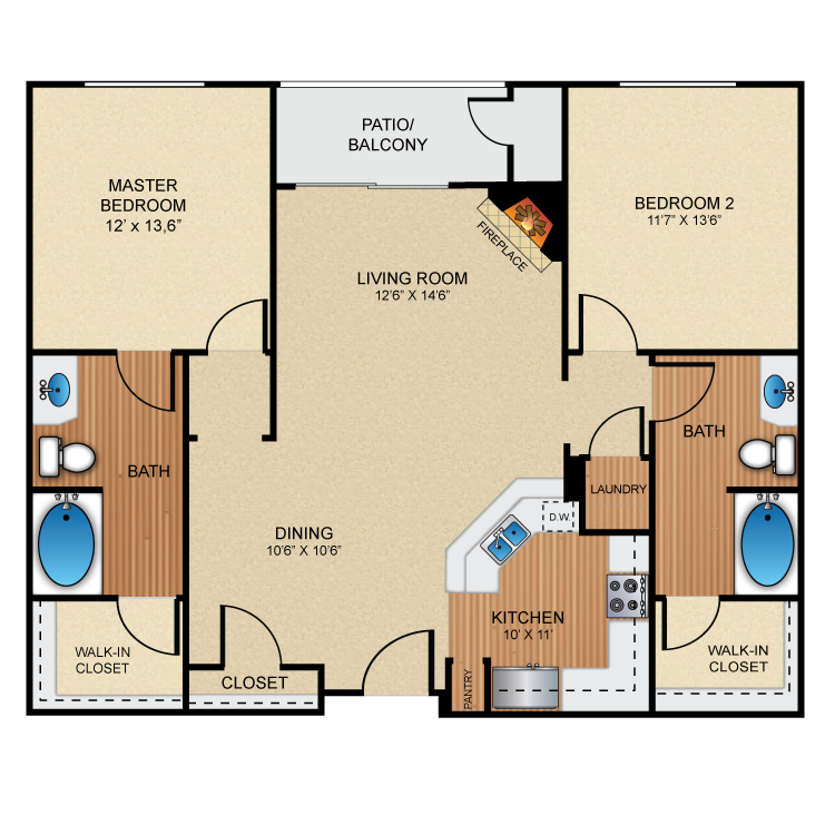 Floor Plans of Regents La Jolla in La Jolla, CA