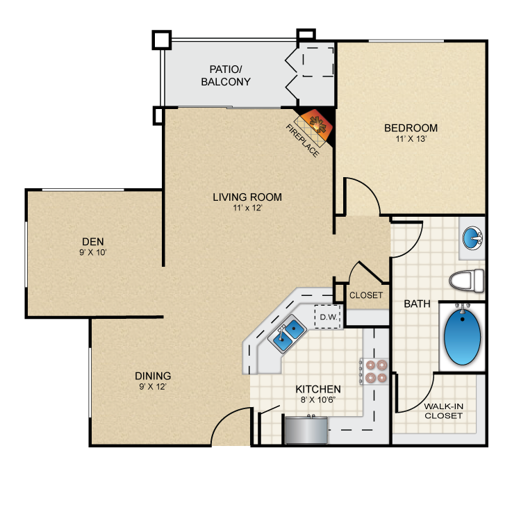 Floor Plans of Regents La Jolla in La Jolla, CA