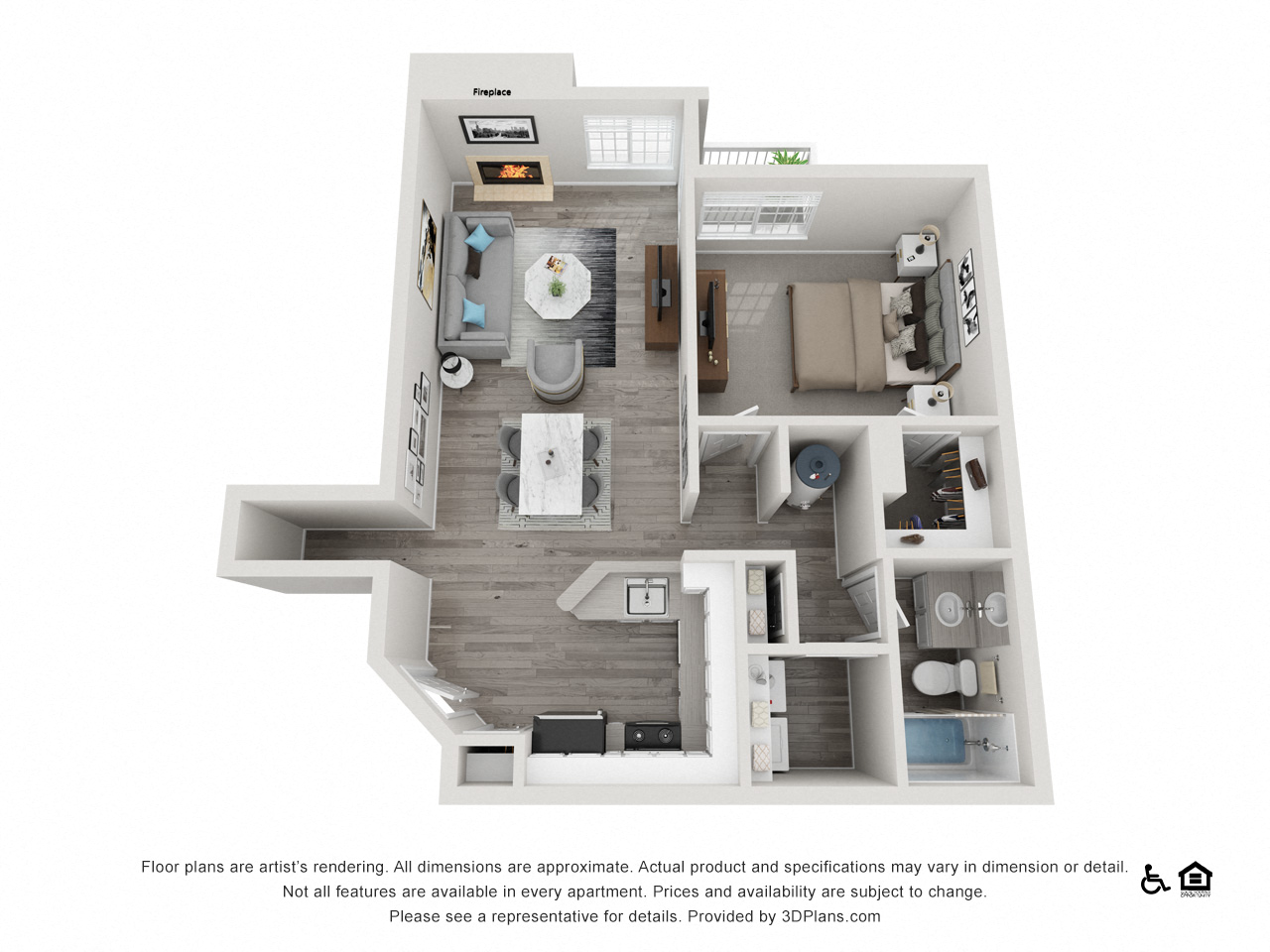 The Hamptons  Apartments The Essex Floorplan