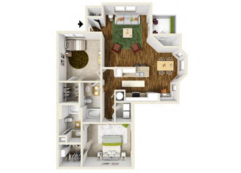 3600 College Park Drive 1-3 Beds Apartment for Rent - Photo Gallery 41