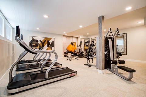 Gym at Avaya Ridge Apartments, Washington, 98055