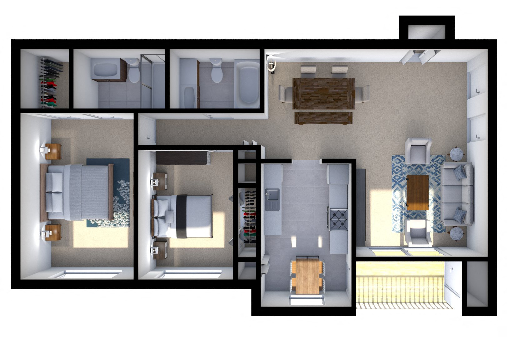 2 bed 2 bath H at Spring Valley Apartments, Cockeysville, 21030