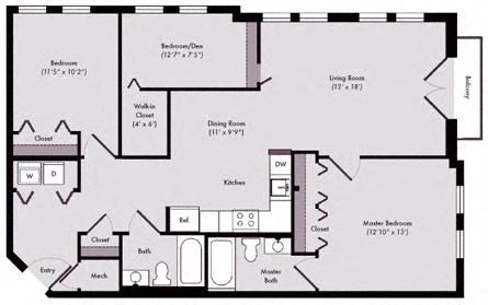 3100 William Styron Square North 1-3 Beds Apartment for Rent - Photo Gallery 22