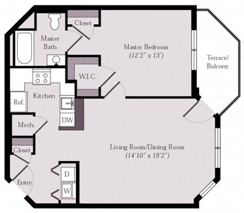 3100 William Styron Square North 1-3 Beds Apartment for Rent - Photo Gallery 16
