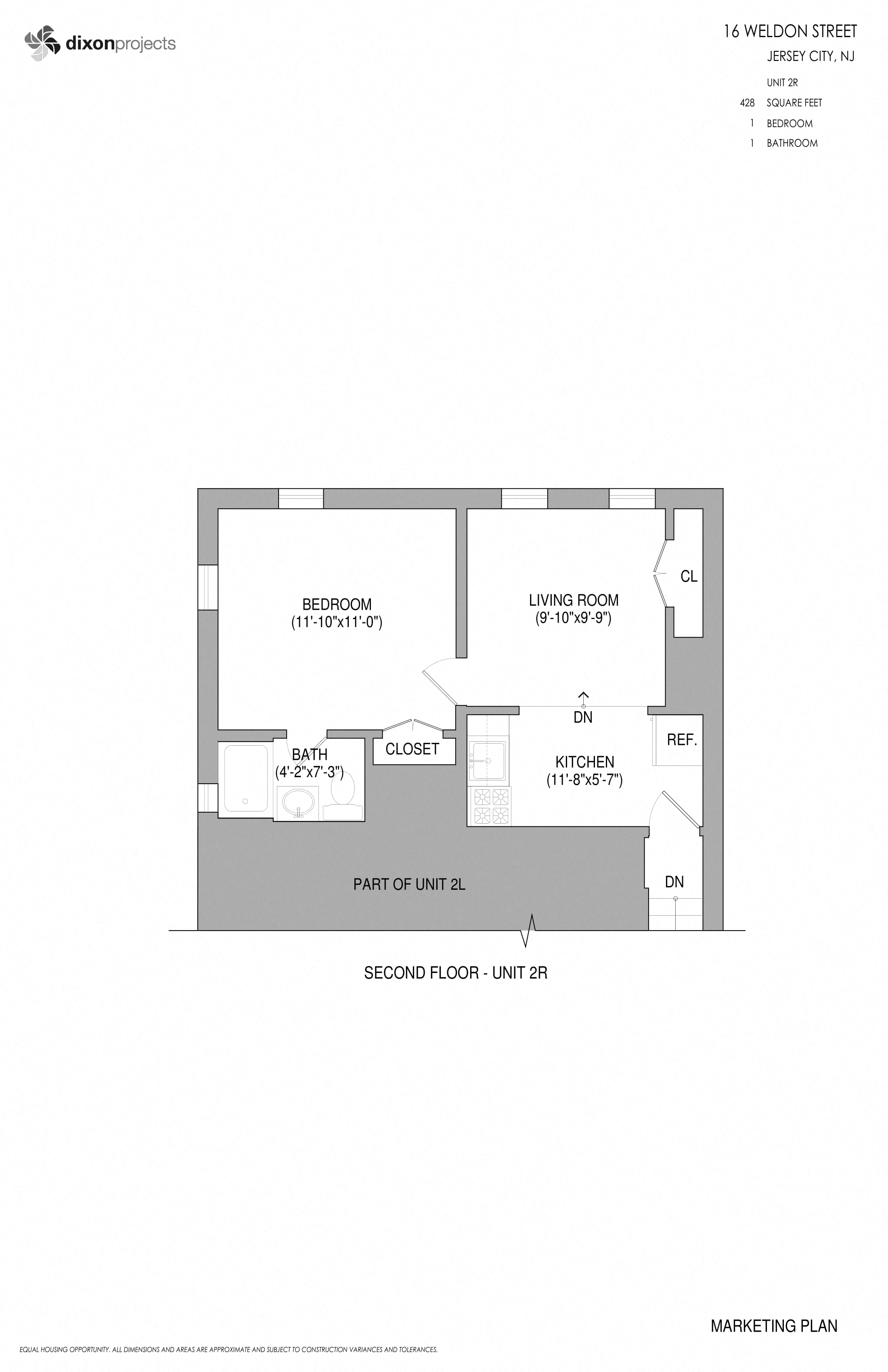 a floor plan of a house with a bedroom and a living room