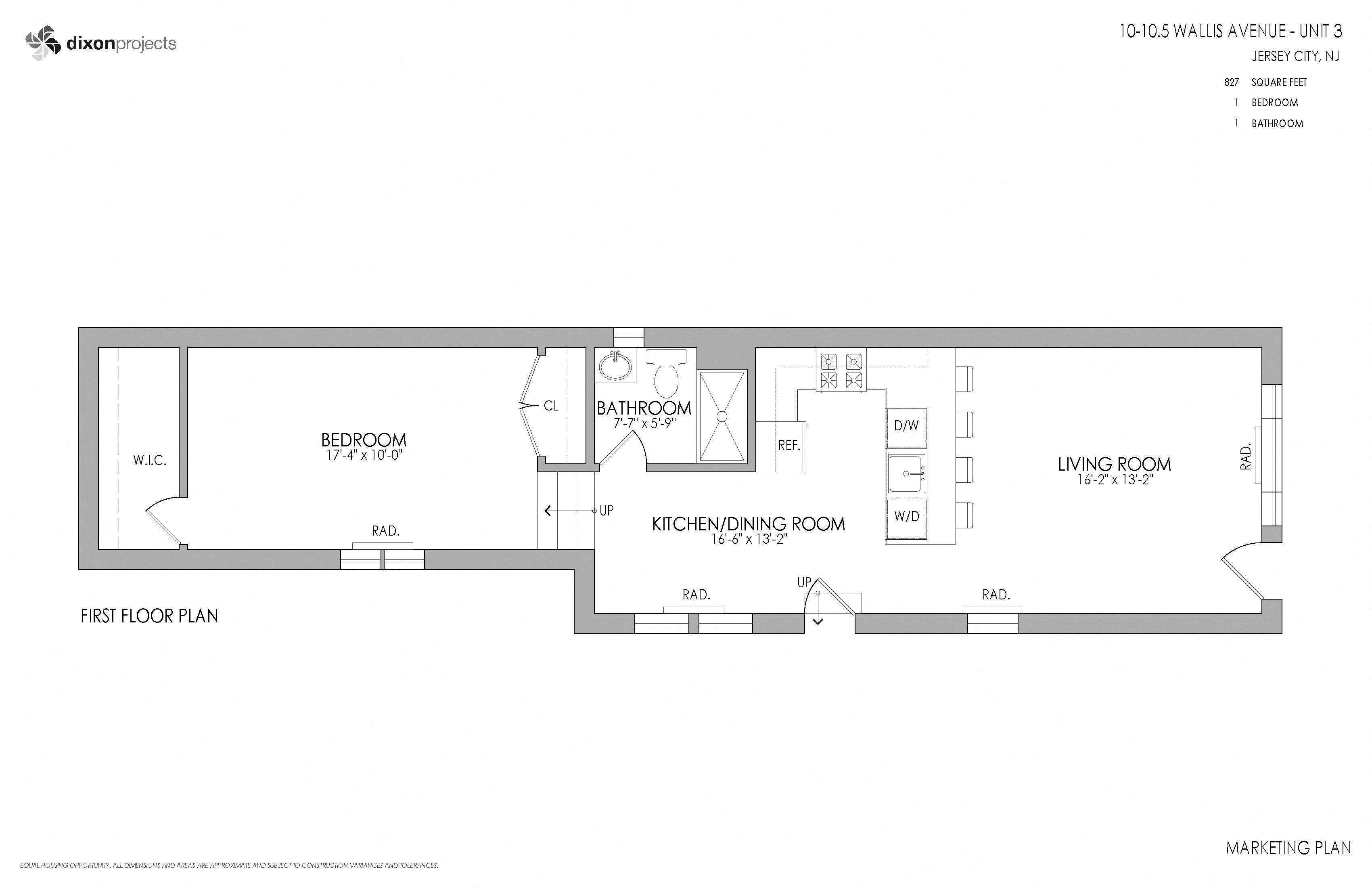 a floor plan of a house with a bedroom and a living room