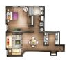 Floor plan Floor plan at The Saratoga Apartments, Washington, DC
