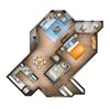 Floor plan Floor plan at The Saratoga Apartments, Washington, 20008