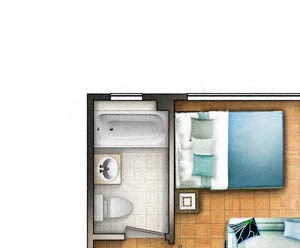 Studio 12 Floor plan Studio 12 Floor plan at The Chesapeake, Washington, 20008
