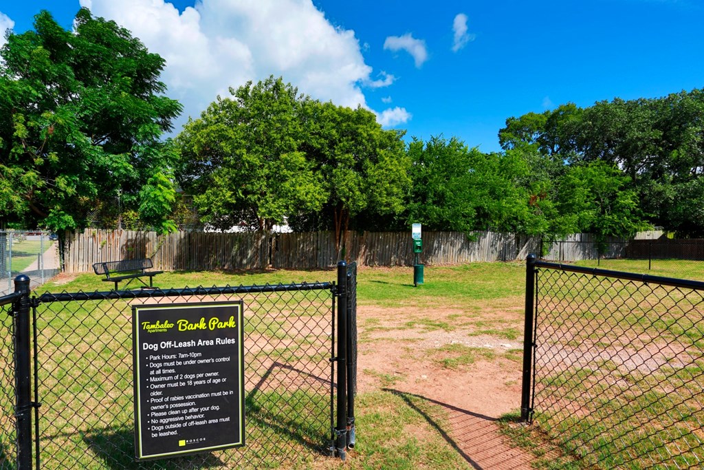 local dog park for residents