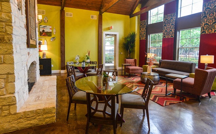 Leasing office at Saddle Creek Apartments, Austin, 78748