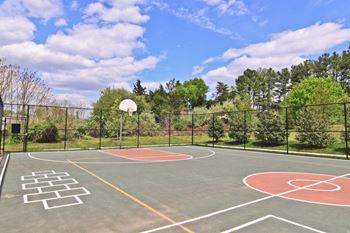 Outdoor Basketball Court at Barrington Park, Manassas, Virginia