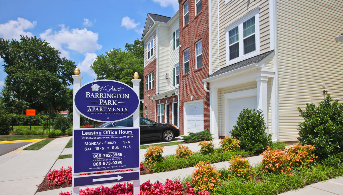 Apartments in Manassas VA Barrington Park Apartments