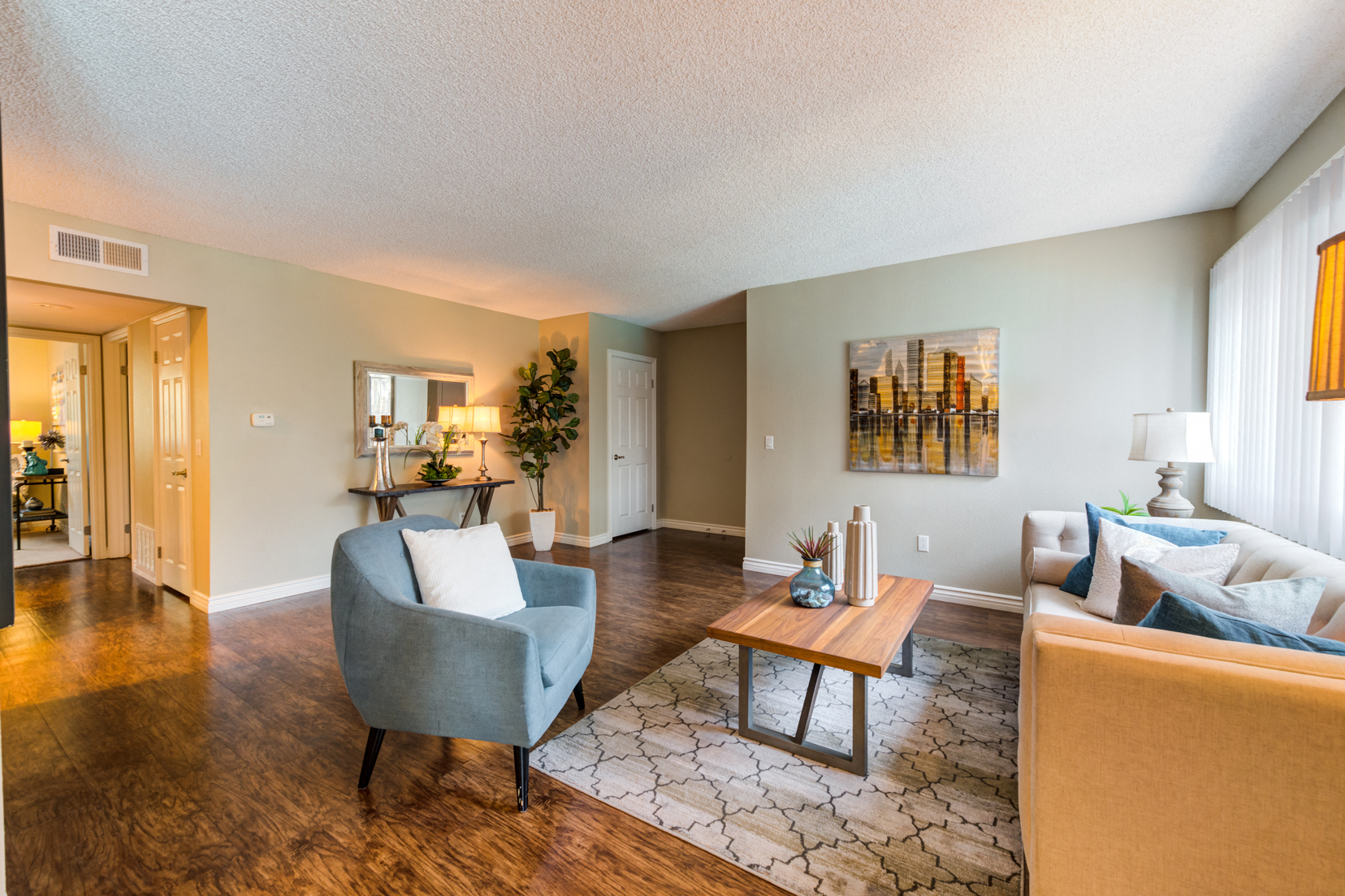 Living Room Photo - Angle 2 at Newport Bay Terrace, Newport Beach