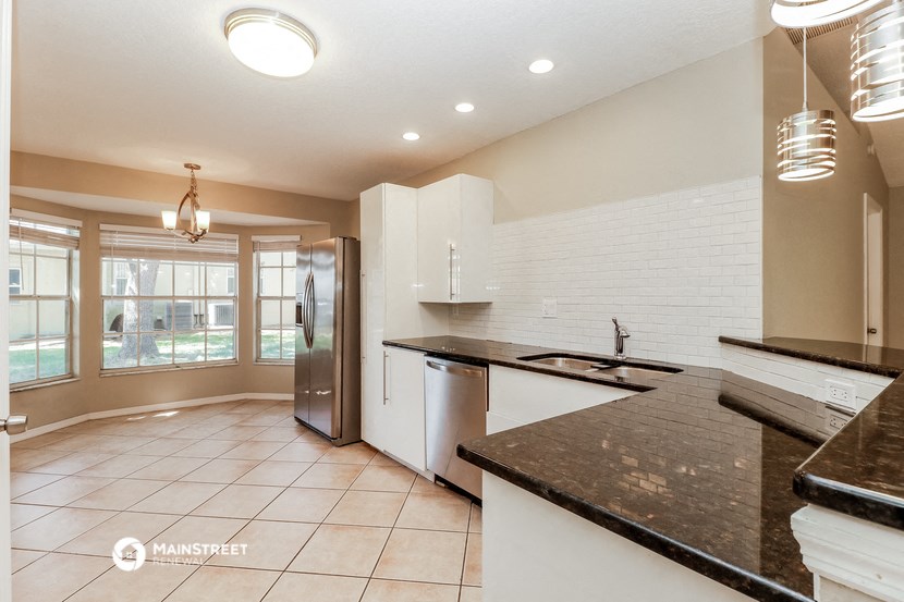 the kitchen is clean and ready for us to use