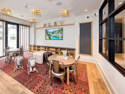 Clubhouse Game Room at One Harrison, New Jersey, 07029
