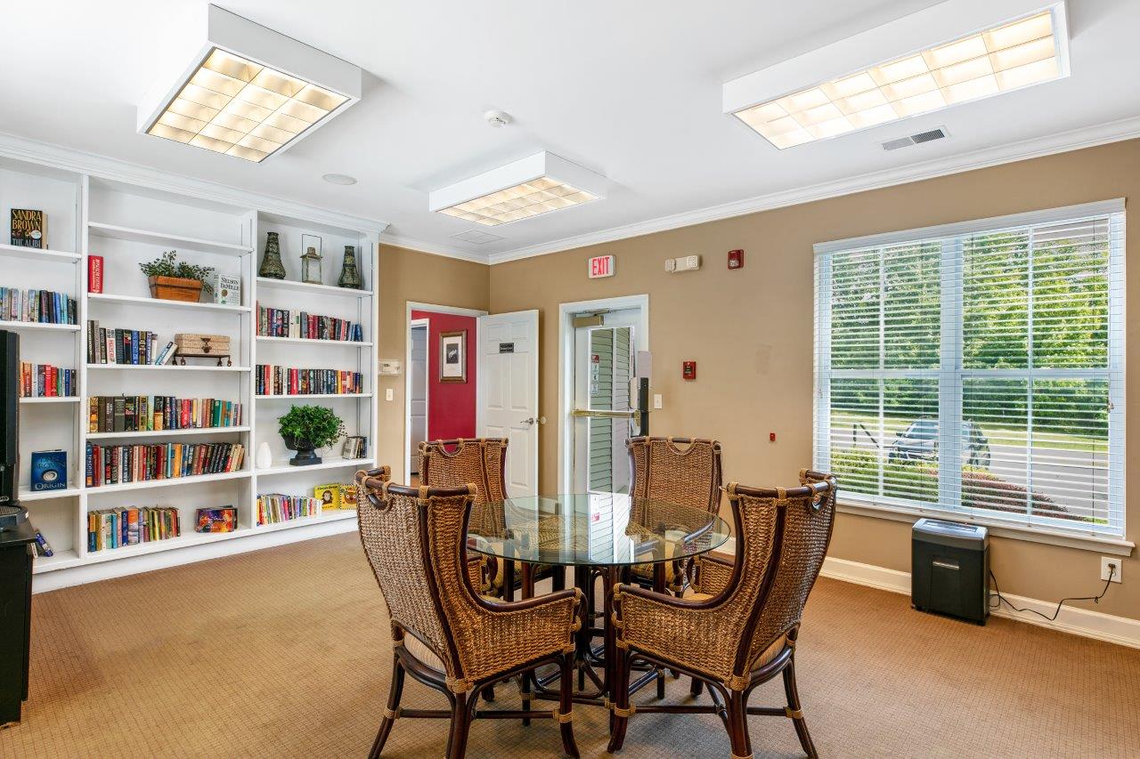 Peaceful Library at Mansions at Delmar, Delmar, NY