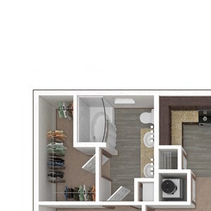 Falcon Floor Plan Falcon Floor Plan at 9910 Sawyer Apartment Homes in Louisville, Kentucky, KY