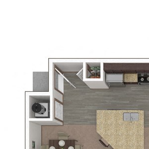 Osprey Floor Plan Osprey Floor Plan at 9910 Sawyer Apartment Homes in Louisville, Kentucky, KY