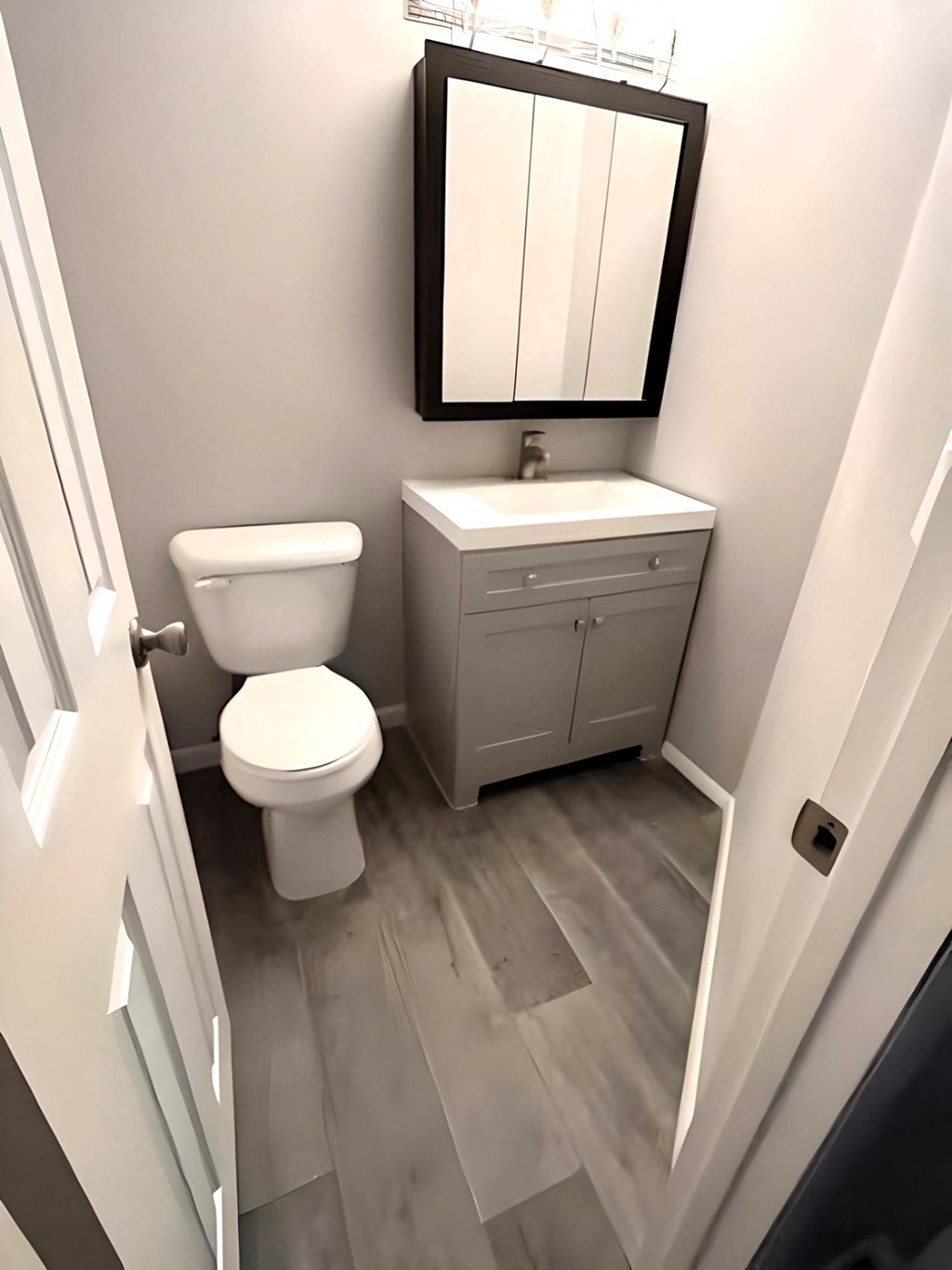 a small bathroom with a toilet and a sink