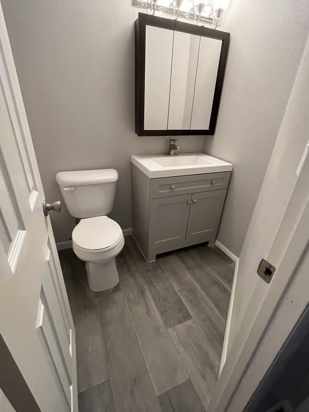 a small bathroom with a toilet and a sink