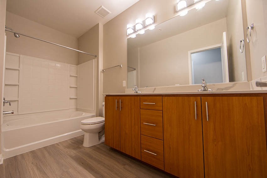 a bathroom with a toilet sink and a mirror