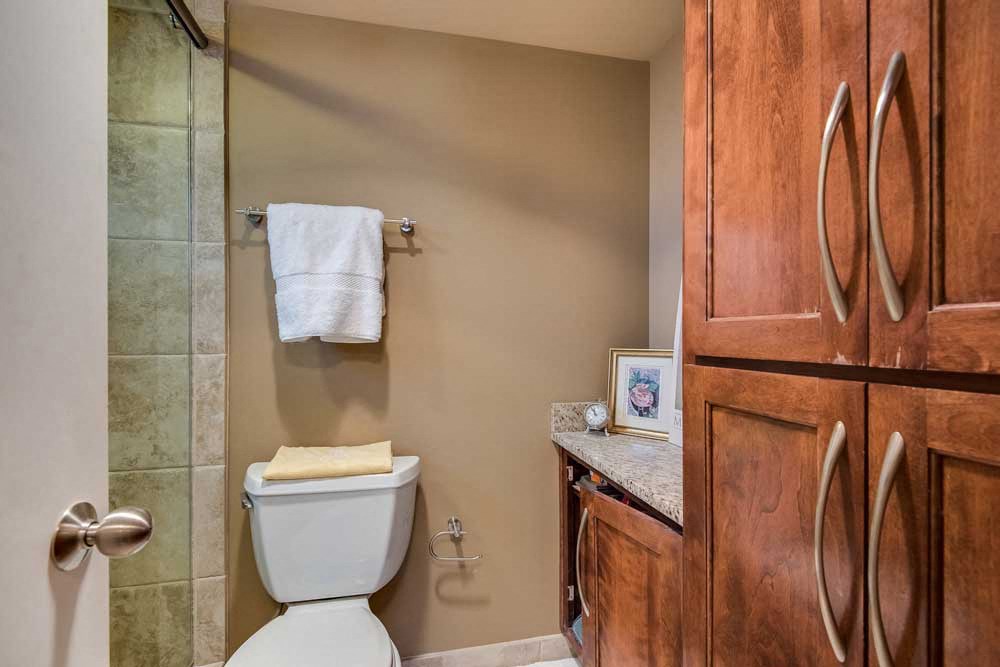 Premium Bath with heated floors in select units