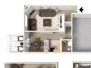 4 bedroom townhome floor plan