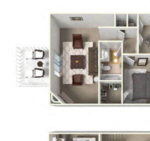 3 bed 2.5 bath townhome in Grand Rapids MI