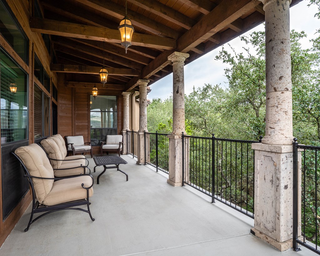 Spacious Balcony And Patio at Nalle Woods of Westlake, Austin, 78746