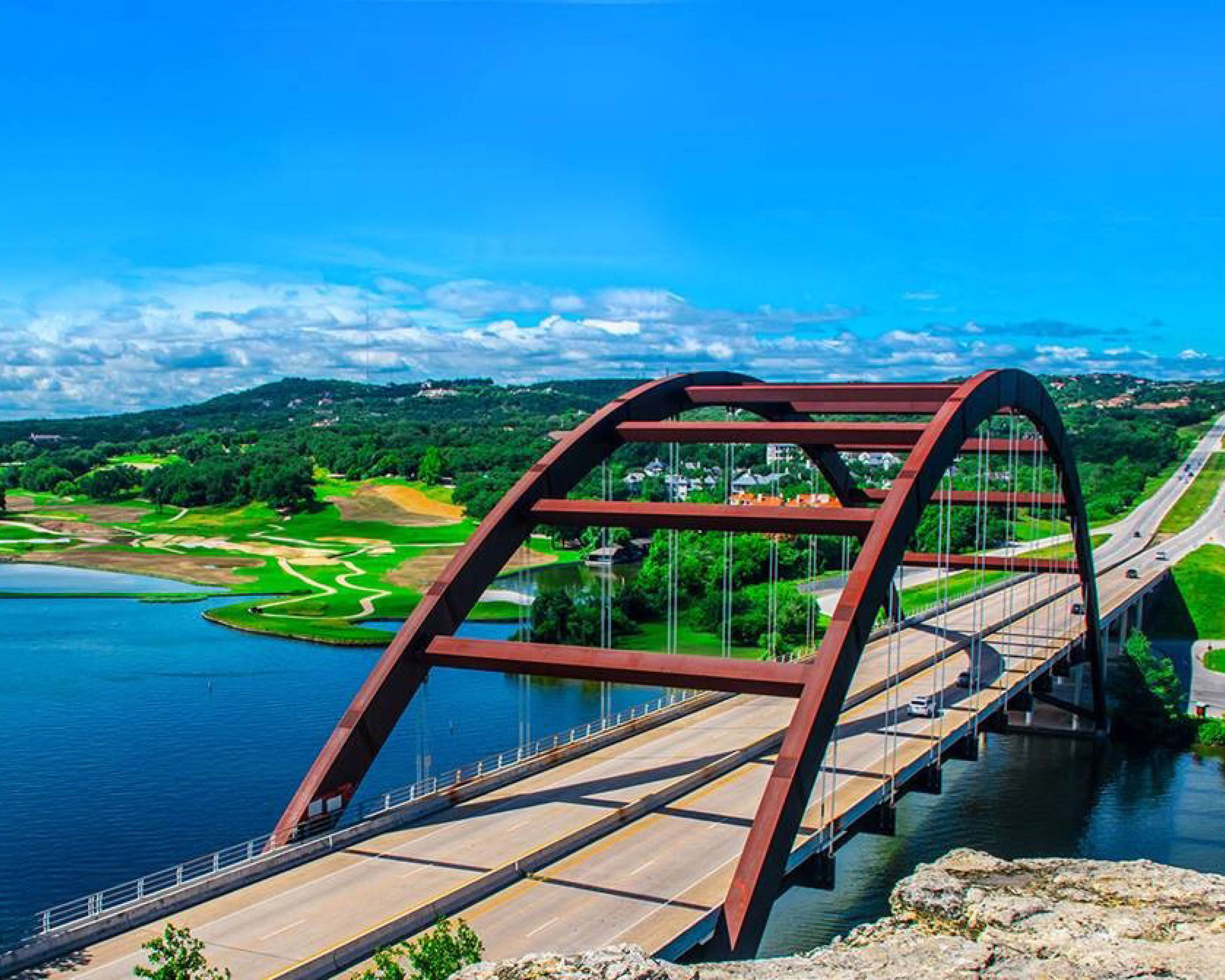 Bridge at Nalle Woods of Westlake, Austin, Texas