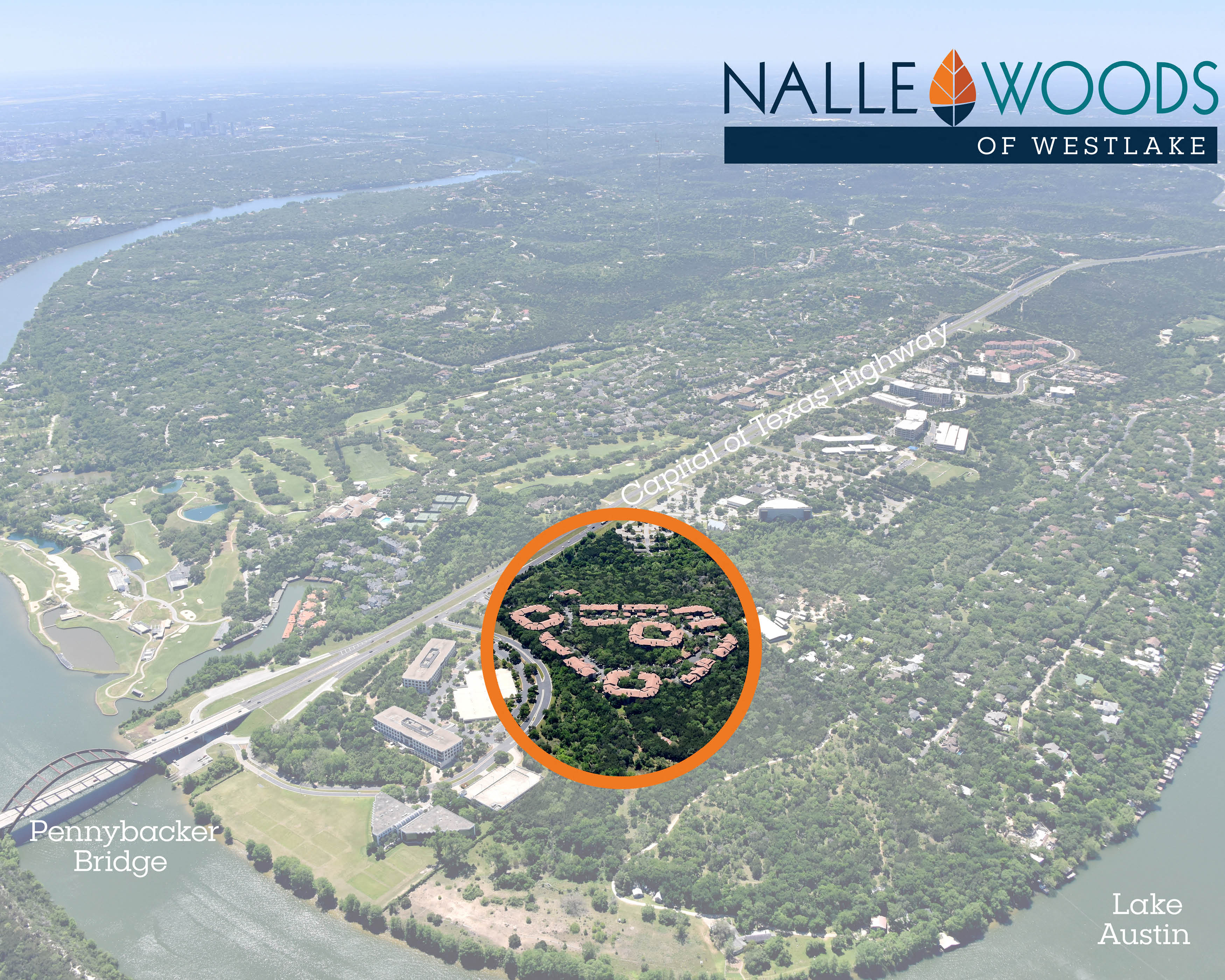 Location at Nalle Woods of Westlake, Austin