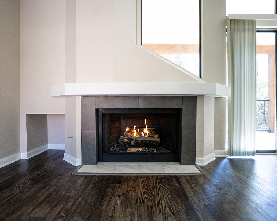 Firepit at Nalle Woods of Westlake, Austin, TX