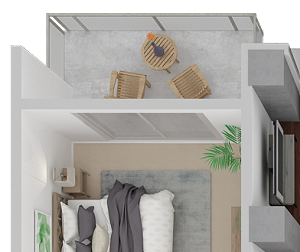 Octavia Street 3D FloorPlan Image Venn on Market|Octavia Street