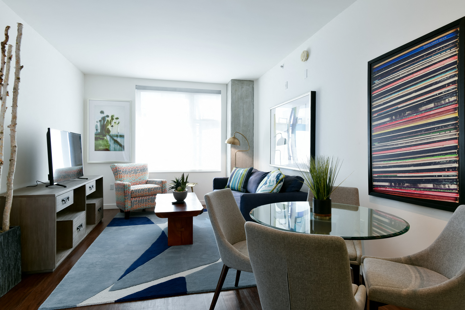 TV in Living Room at Venn Apartments, San Francisco, 94102