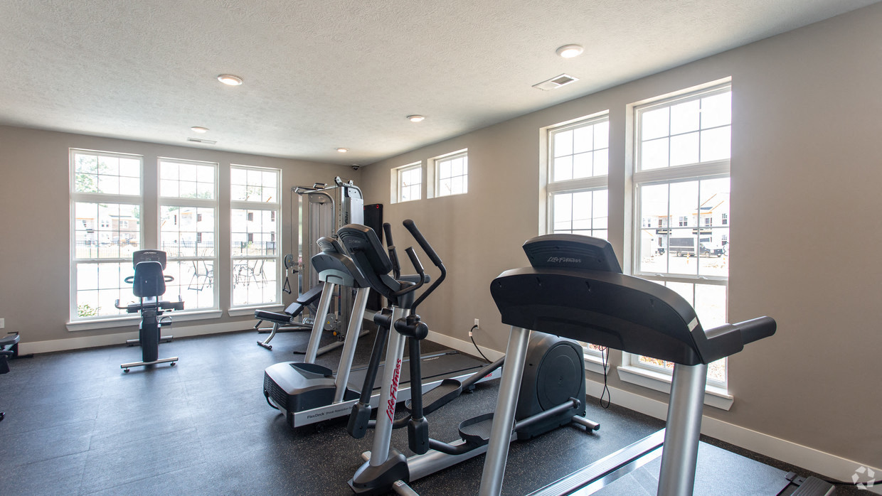 Lots to do in the Fitness Center  at The Flats on Houk, Ohio
