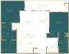 B2 Floor Plan B2 Floor Plan at Rio Lofts, San Antonio, TX, 78204