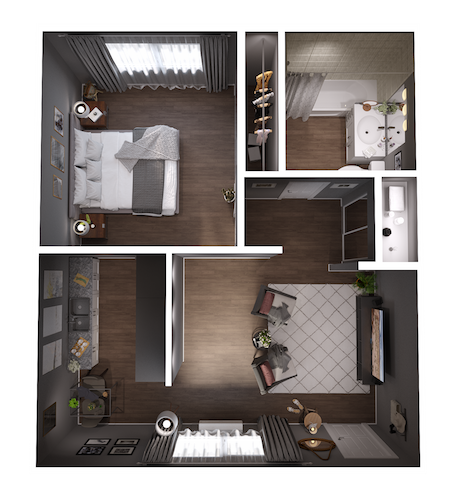 at Tuscany Villas Apartments, California