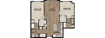 (B8) Two Bedrooms /  Two Bathrooms at Arlo, Pennsylvania