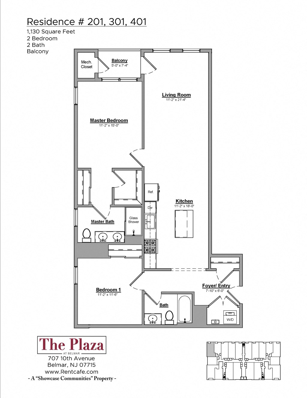 the plan the plaza residences floor plans
