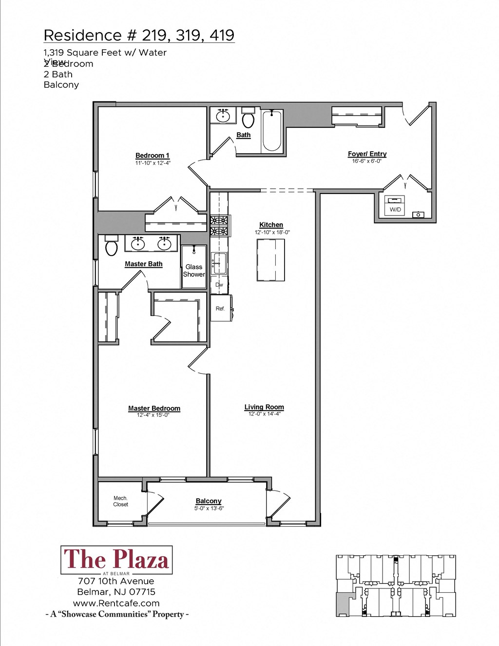 the plan a floor plan of the condo