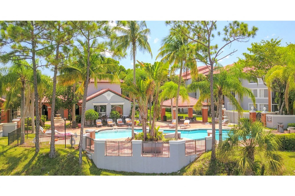 a view of the pool at the flamingo resort and spa