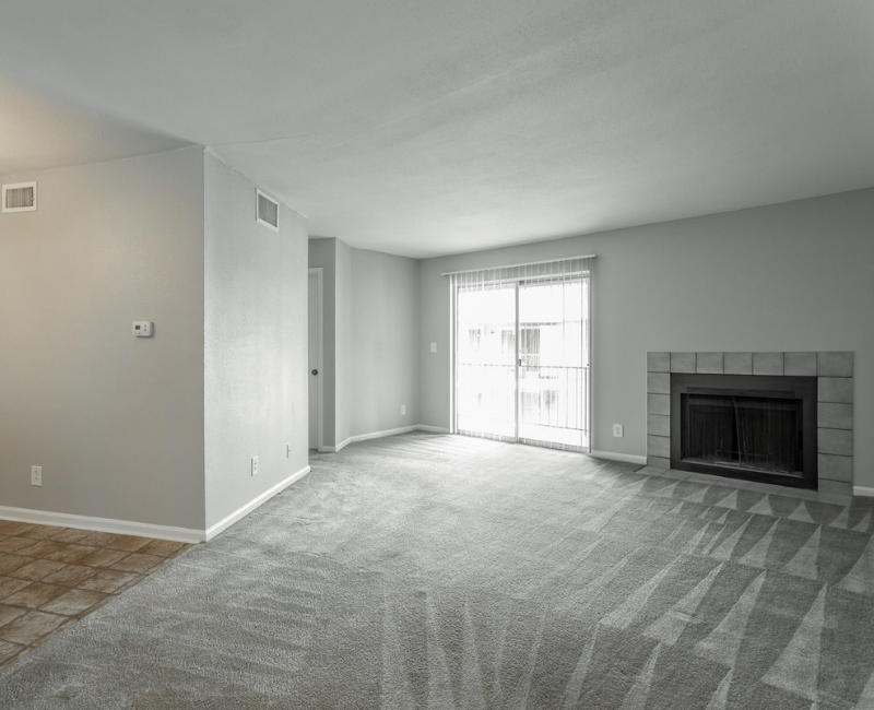 Living Room at Preakness Apartments
