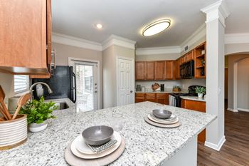 Granite Counter Tops In Kitchen at Artesian on Westheimer, Houston, Texas