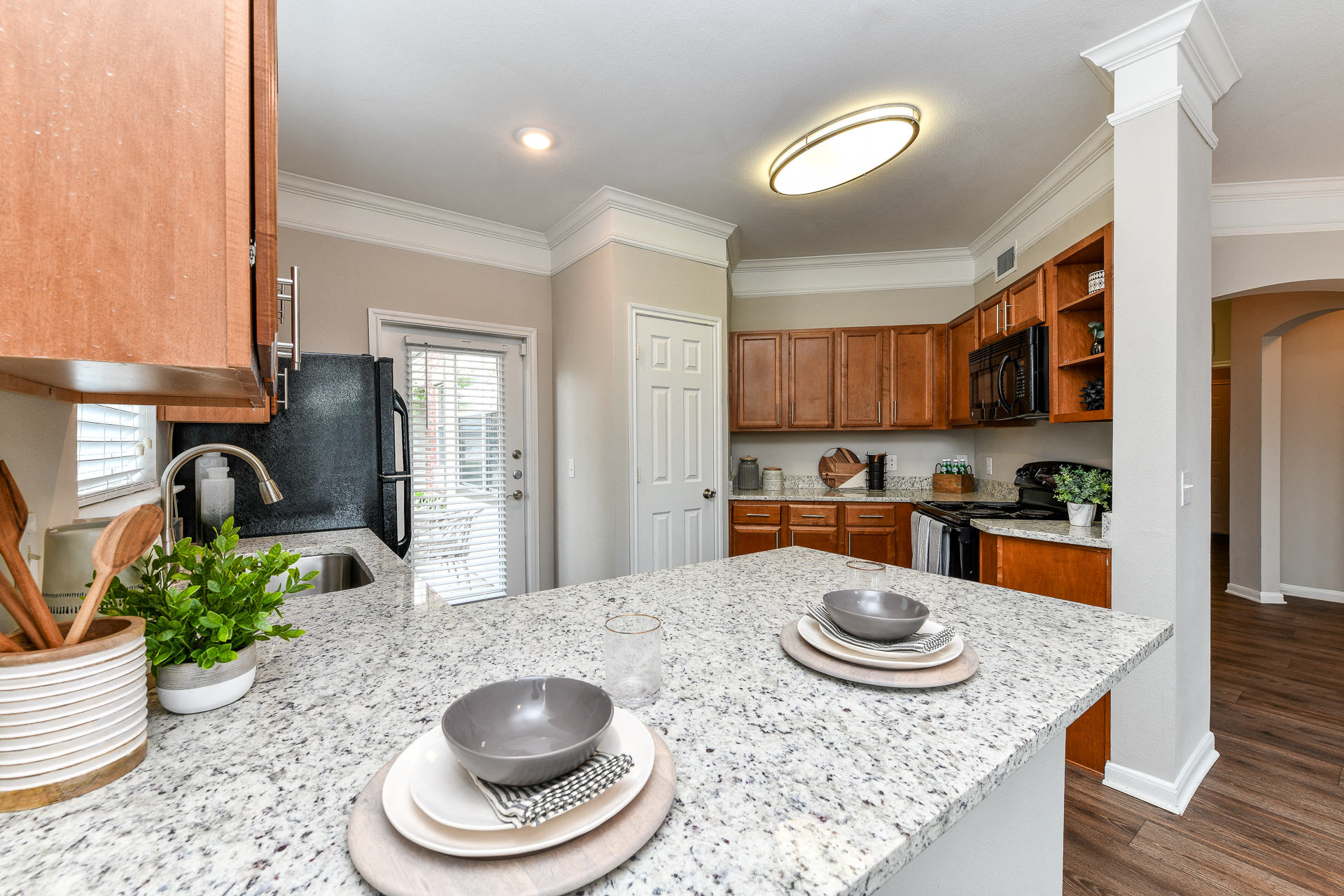 Granite kitchen bar at Artesian on Westheimer, Texas, 77077