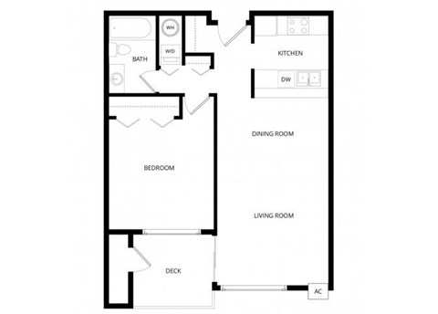 1300 South Puget Drive Studio-3 Beds Apartment, Washington for Rent - Photo Gallery 25