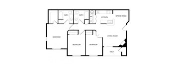 Large 3 Bedroom
