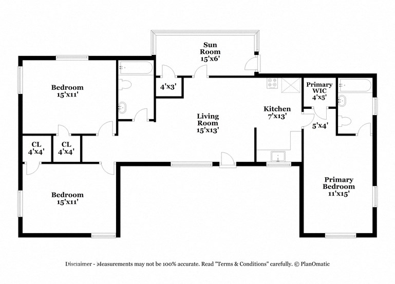 a floor plan of a house with different floors and bedrooms