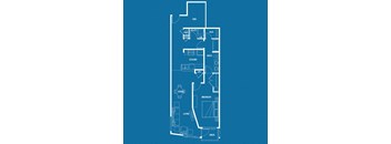 1 Bed 1 Bath + Den Floor Plan at Latitude 47, Washington