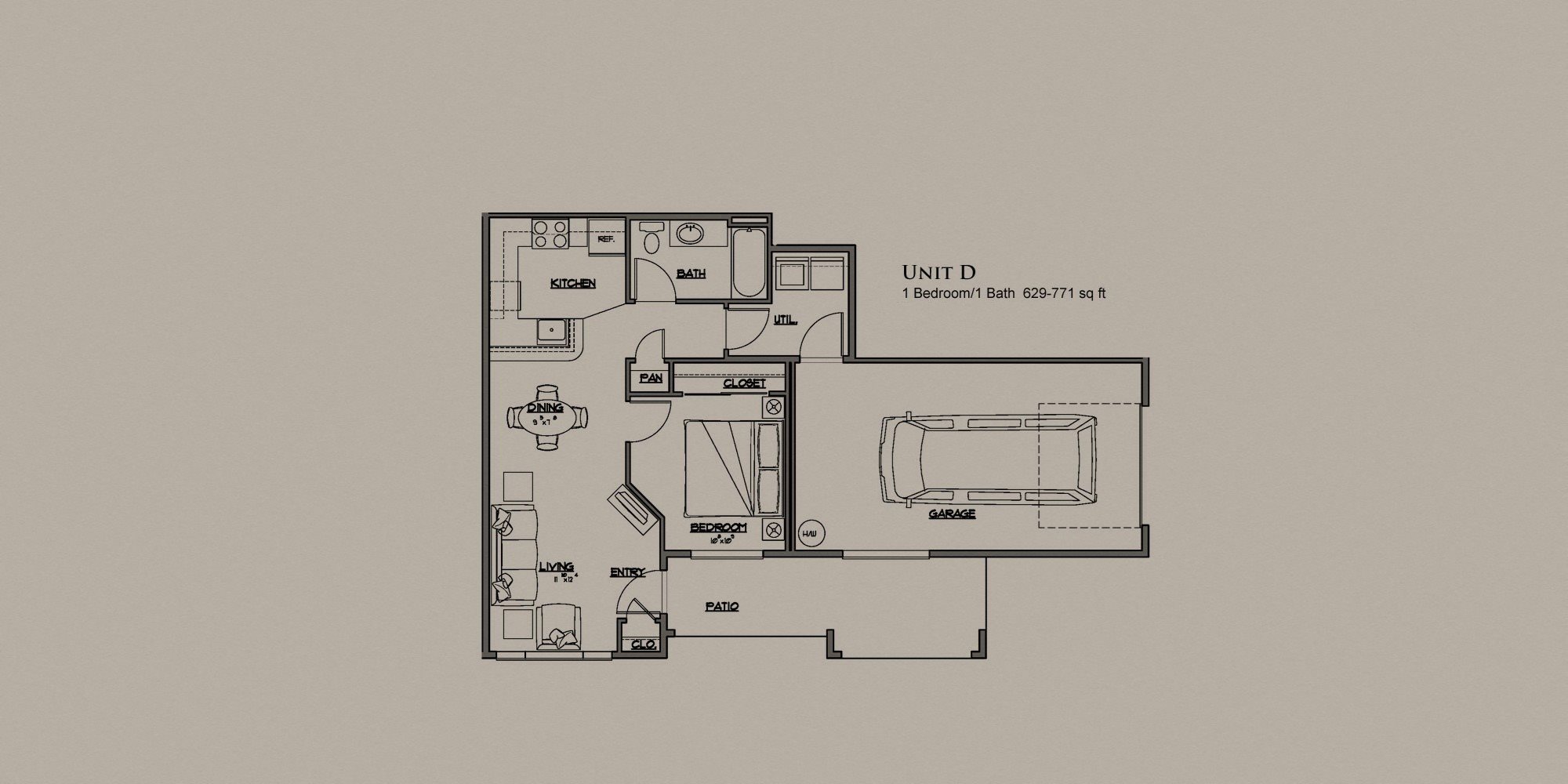 Floor Plans of Bella on Canyon in Puyallup, WA